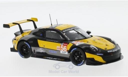 Modelauto Porsche 911 RSR ( II) No.56 Project 25 WEC 2018 E.Perfetti/P.Lindsey/J.Bergmeister 1/43 Spark