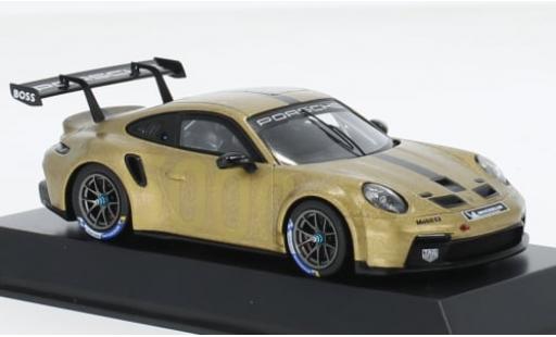 Modelauto Porsche 911 GT3 Cup 5000 mat-gold 2022 1/43 I Spark