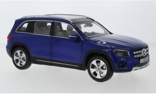 Modelauto Mercedes GLB Base (X247) metallic blauw 1/18 Z Models