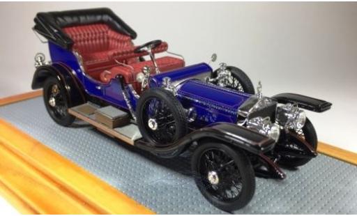 Modelauto Rolls Royce Silver Ghost Ceremonial Victoria blauw RHD 1911 sn1683 Maharajah of Mysore 1/43 Ilario