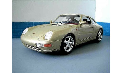 Porsche 911 Carrera 1/18 Burago champagne modelauto