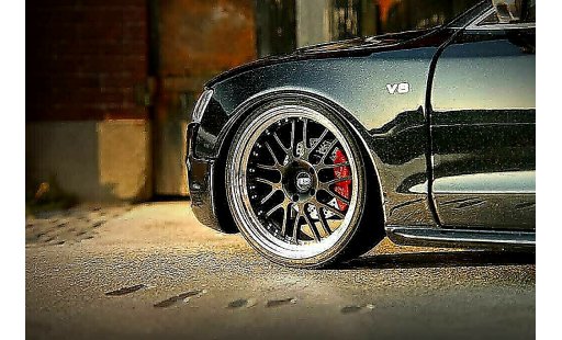 Audi S5 coupe 1/18 Norev zwart jantes alu 19 pouces diffuseur carbone modelauto