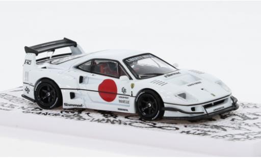 Modelauto Ferrari F40 LBWK wit/D&Atilde;&copy;corer 1/64 INNO64