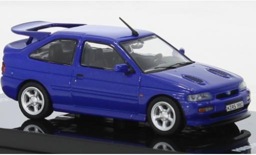 Modelauto Ford Escort Cosworth RS metallic blauw 1992 1/64 INNO64
