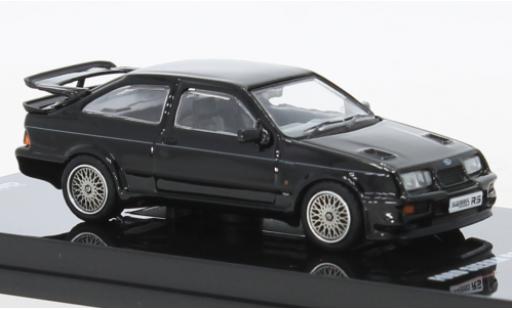 Modelauto Ford Sierra RS 500 Cosworth zwart RHD 1/64 INNO64