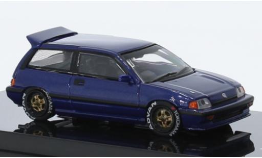 Modelauto Honda Civic Si E-AT blauw RHD 1/64 INNO64