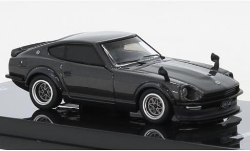 Modelauto Nissan Fairlady Z S30 () metallic grijs 1/64 INNO64