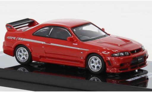 Modelauto Nissan Skyline R33 GT-R () Nismo 400 R rood RHD 1/64 INNO64