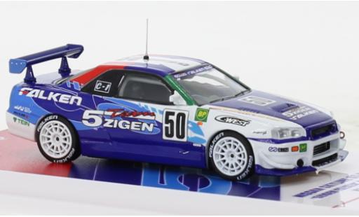 Modelauto Nissan Skyline R34 GT-R () RHD No.50 Super 2000 1/64 INNO64