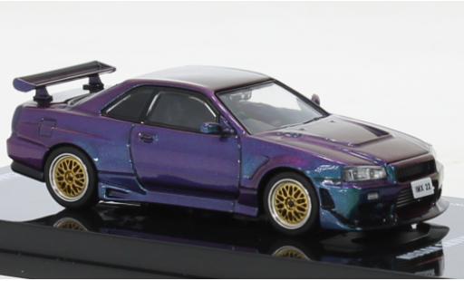 Modelauto Nissan Skyline R34 GT-T () RHD 1/64 INNO64