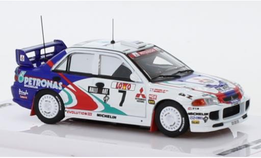 Modelauto Mitsubishi Lancer Evolution III Evo No.7 RalliArt Petronas Rally Australia 1996 T.M&Atilde;&curren;kinen/S.Harjanne 1/64 INNO64