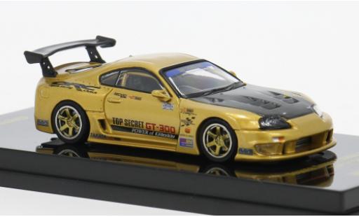 Modelauto Toyota Supra Top Secret (A80) GT-300 gold 1993 1/64 INNO64