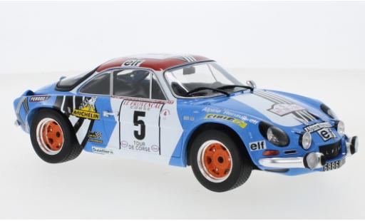Modelauto Alpine A110 rallye Renault No.5 Tour de Corse 1973 J.F.Piot/J.De Alexandris 1/18 IXO