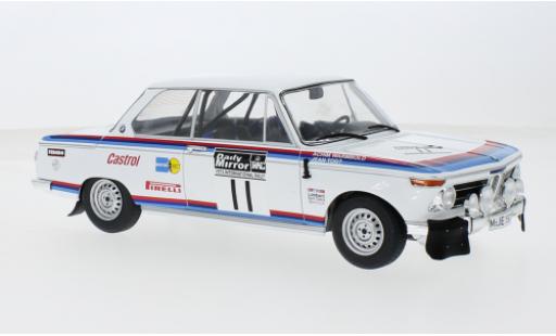 Modelauto Bmw 2002 rallye No.11 RAC Rally 1973 1/18 IXO