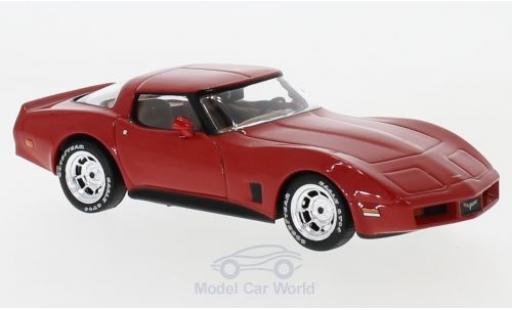 Modelauto Chevrolet Corvette Coupe C3 rood 1980 1/43 IXO