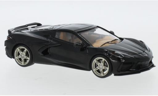 Modelauto Chevrolet Corvette Coupe C8 zwart 2020 1/43 IXO