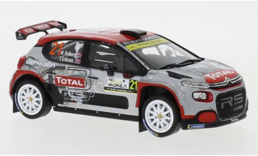 Modelauto Citroen C3 R5 No.21 Rally WM Rally Monza 2020 M.Ostberg/T.Eriksen 1/43 IXO