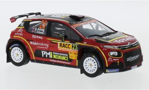 Modelauto Citroen C3 R5 No.23 Racing Total Rally Catalunya 2019 M.Ostberg/T.Eriksen 1/43 IXO
