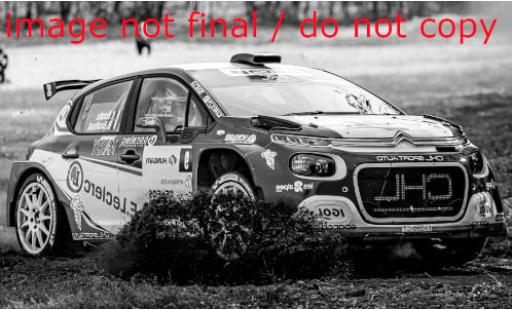 Modelauto Citroen C3 Rally2 No.9 ERC Rally Ungarn 2021 1/43 IXO