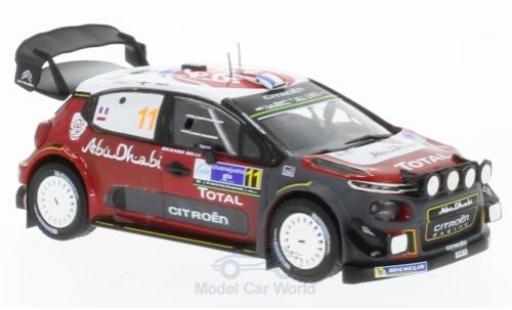 Modelauto Citroen C3 WRC No.11 Rally WM Rally Mexico 2018 S.Loeb/D.Elena 1/43 IXO