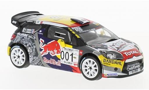 Modelauto DS Automobiles DS3 WRC Citroen No.001 Paul Ricard 2016 S.Loeb/S.Loeb 1/43 IXO