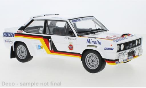 Modelauto Fiat 131 Abarth No.1 Minolta Rally Hunsr&Atilde;&frac14;ck 1979 W.R&Atilde;&para;hrl/C.Geistd&Atilde;&para;rfer 1/18 IXO