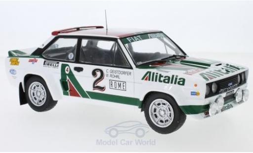 Modelauto Fiat 131 Abarth No.2 Alitalia Rally WM Rally Monte Carlo 1978 W.R&Atilde;&para;hrl/C.Geistd&Atilde;&para;rfer 1/18 IXO