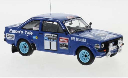 Modelauto Ford Escort RS MK II No.1 Eaton Yale Rally WM RAC Rally 1979 H.Mikkola/A.Hertz 1/43 IXO