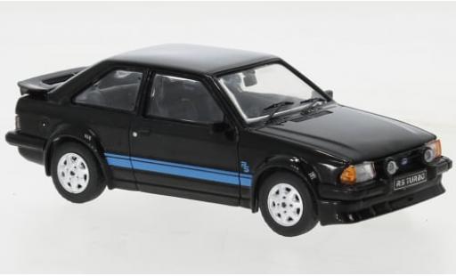 Modelauto Ford Escort RS Turbo MK III zwart 1984 1/43 IXO