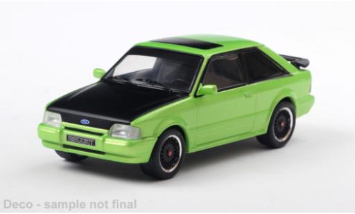 Modelauto Ford Escort XR3 MK IV metallic groen 1990 1/43 IXO