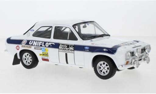 Modelauto Ford Escort RS 1600 MKI No.1 RAC Rally 1973 New Blue R.Clark/T.Mason 1/18 IXO