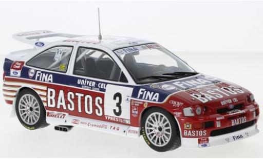 Modelauto Ford Escort Cosworth RS No.3 Bastos 24h Ypres 1995 1/24 IXO