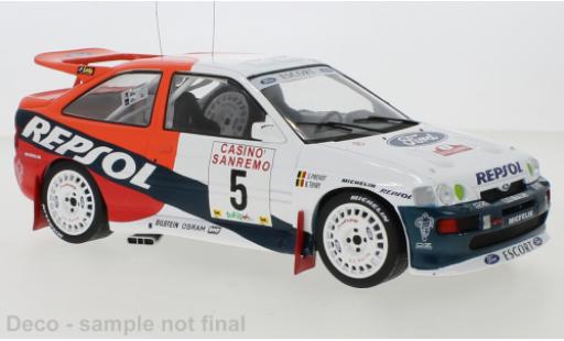 Modelauto Ford Escort Cosworth RS No.5 Rally San Remo 1996 B.Thiry/S.Prevot 1/18 IXO