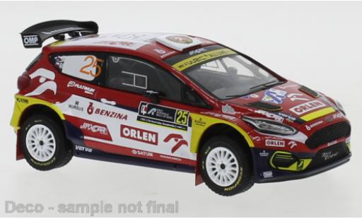 Modelauto Ford Fiesta R5 MkII No.25 Orlen Rally Acropolis 2021 M.Prokop/M.Ernst 1/43 IXO