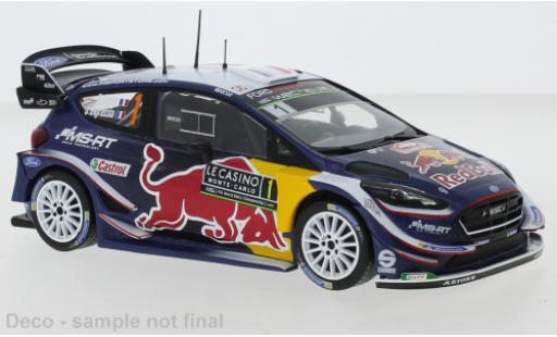 Modelauto Ford Fiesta WRC No.1 MS Sport Red Bull Rally Monte Carlo 2018 S.Ogier/J.Ingrassia 1/24 IXO