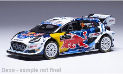 Modelauto Ford Puma Rally1 No.16 Red Bull Rally WM Rally Monte Carlo 2024 1/43 IXO