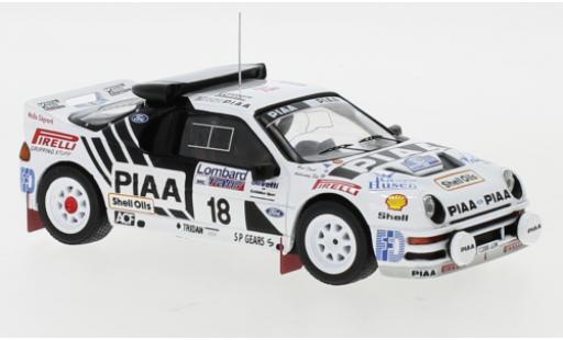 Modelauto Ford RS200 Rally No.18 WM RAC 1986 S.Andervang/D.West 1/43 IXO