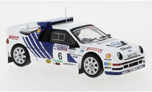 Modelauto Ford RS200 Rally No.6 WM RAC 1986 K.groendel/B.Melander 1/43 IXO