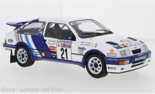 Modelauto Ford Sierra Cosworth RS No.21 RAC Rally 1989 J.McRae/R.Arthur 1/18 IXO