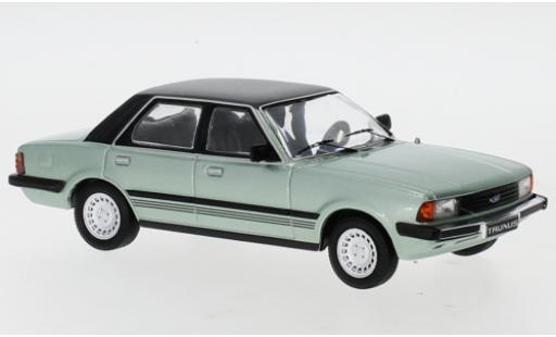 Modelauto Ford Taunus TC3 () Ghia metallic groen/zwart 1983 1/43 IXO