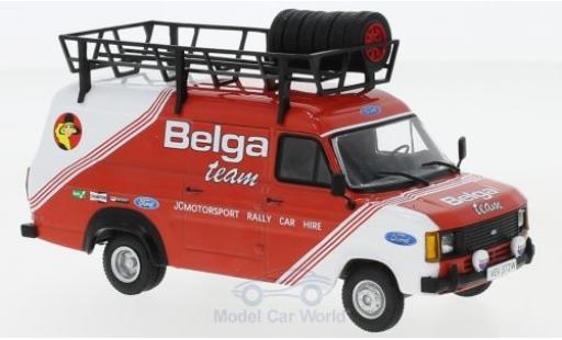 Modelauto Ford Transit Kastenwagen MKII Belga Team Belga 1981 Rally Assistance 1/43 IXO