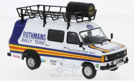 Modelauto Ford Transit Kastenwagen MKII David Sutton Motorsport Rothmans 1980 Rally Assistance 1/43 IXO