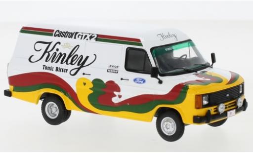 Modelauto Ford Transit Kastenwagen MKII Kinley 1985 Team Belgium 1/43 IXO