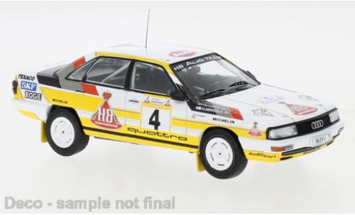 Modelauto Audi 200 quattro course No.4 Rally Acropolis 1987 1/43 IXO
