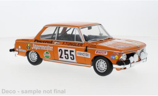 Modelauto Bmw 2002 rallye No.255 J&Atilde;&curren;germeister Rally WM Rally Monte Carlo 1973 1/18 IXO