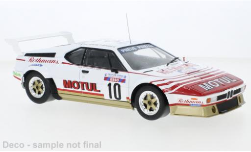 Modelauto Bmw M1 1982 No.10 Rally WM Tour de Corse 1/18 IXO