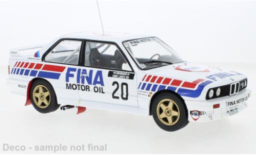 Modelauto Bmw M3 course E30 No.20 1000 Lakes Rally 1989 1/18 IXO
