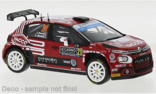 Modelauto Citroen C3 WRC No.21 WRC2 Rally Monte Carlo 2023 1/43 IXO