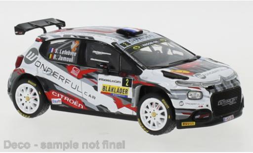 Modelauto Citroen C3 Rally2 No.2 Rally du Condroz - Huy 2021 1/43 IXO
