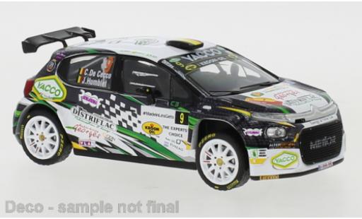 Modelauto Citroen C3 Rally2 No.9 Rally du Condroz - Huy 2021 1/43 IXO